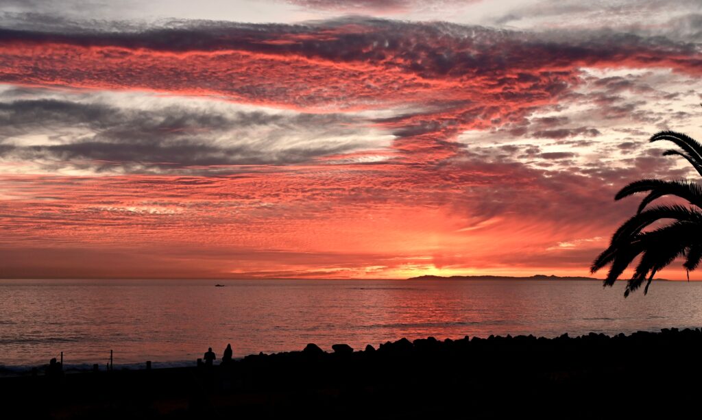 sun set Catalina island